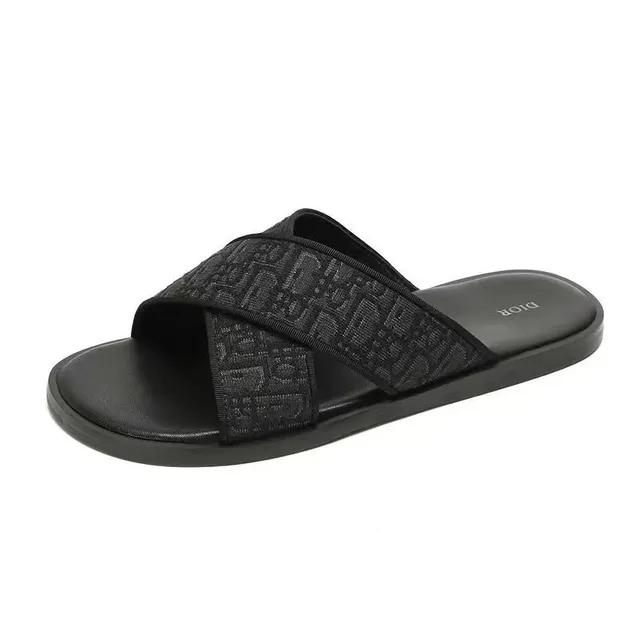 Dior B23 Slide Oblique Logo