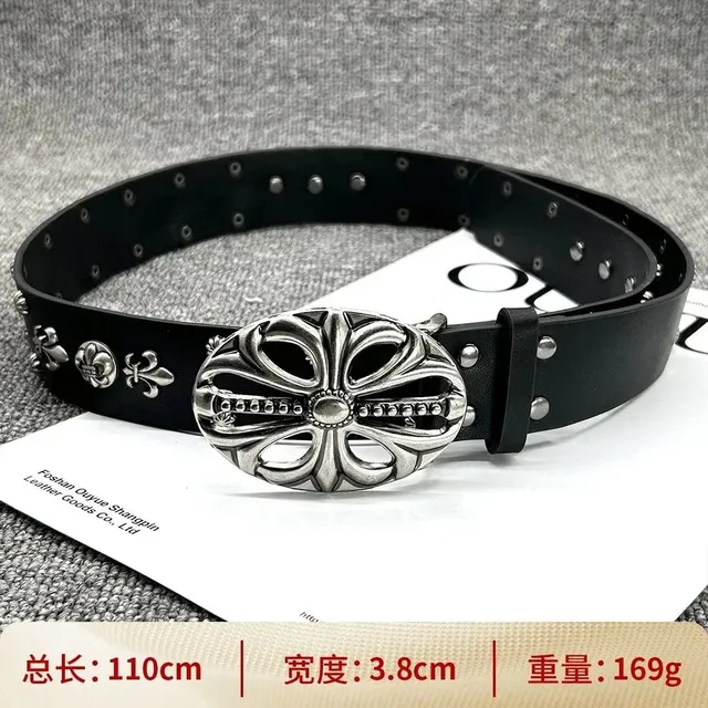 Chrome Hearts Belt Fleur-de-Lis Buckle