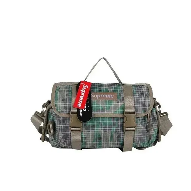 Supreme Shoulder Bag Grid Print