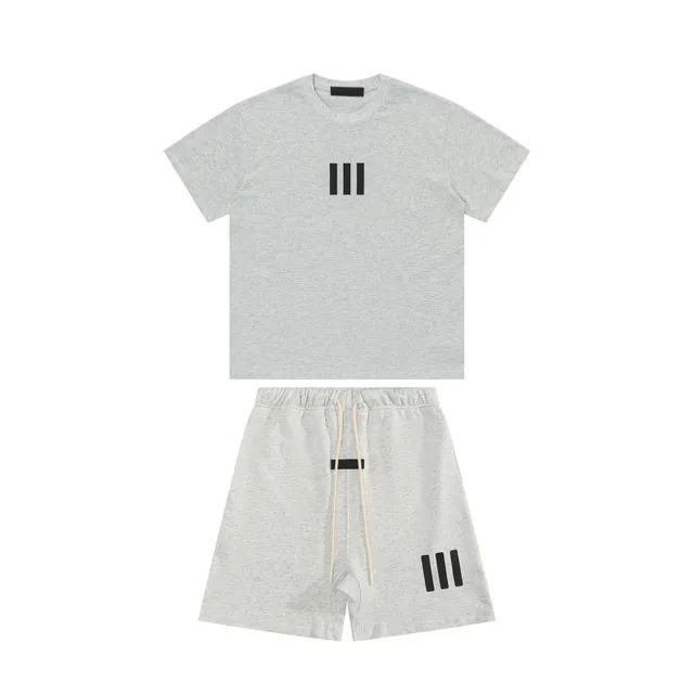 Adidas Three-Stripe Set Heather Grey