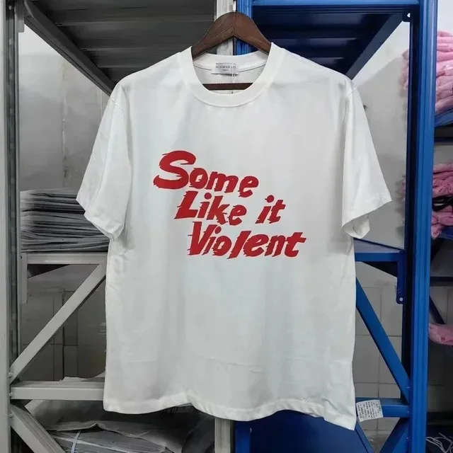 Off-White Graphic Tee Some Like It Violent