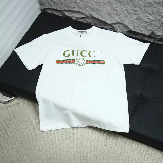 Gucci Logo T-Shirt Web Stripe