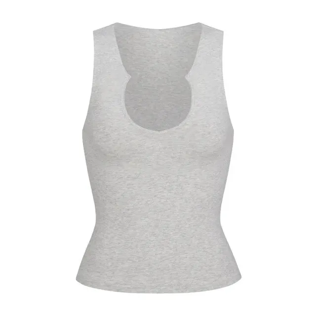 SKIMS Sculpting Tank Heather Grey