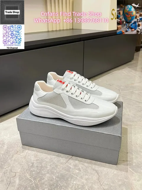 Prada Linea Rossa Trainer White Grey Mesh