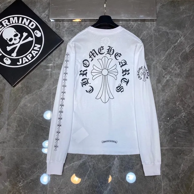 Chrome Hearts Long Sleeve Tee Cross Logo Print