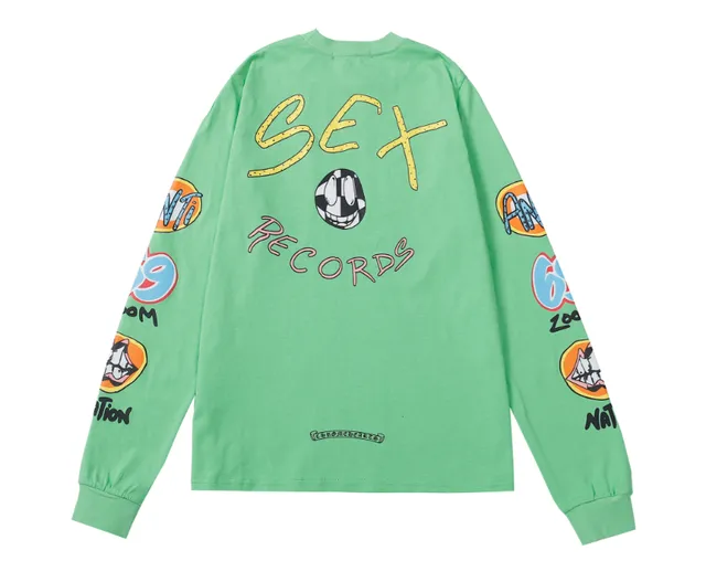 Chrome Hearts Long Sleeve Tee Sex Records Graphic