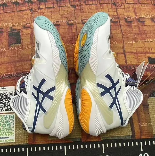 Asics Gel-Kayano 14 White Navy Orange