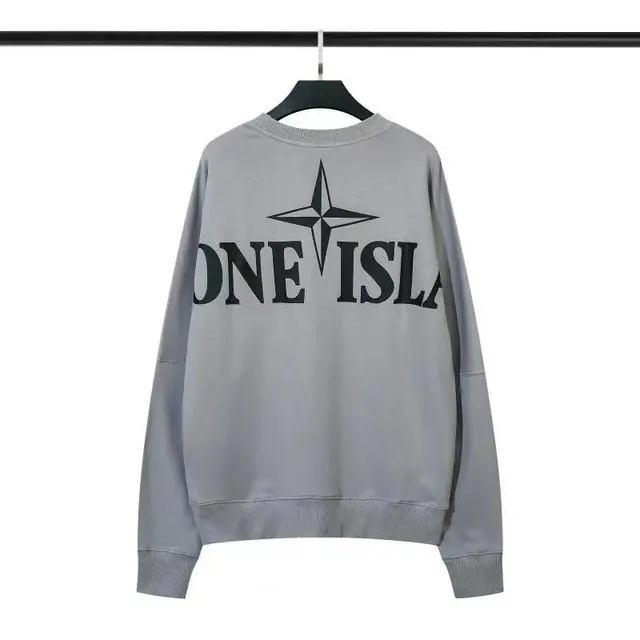 Stone Island Cotton Sweatshirt Compass Logo