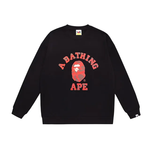 BAPE Crewneck Sweatshirt Camouflage Ape Head