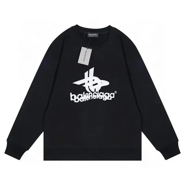Balenciaga Crewneck Sweatshirt Logo Print