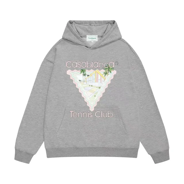 Casablanca Tennis Club Hoodie Tropical Print
