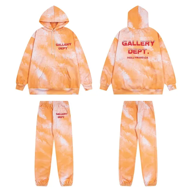 Gallery Dept. Hoodie and Joggers Set Tie-Dye