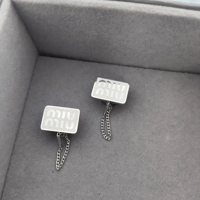 Miu Miu Logo Pin Double M Logo