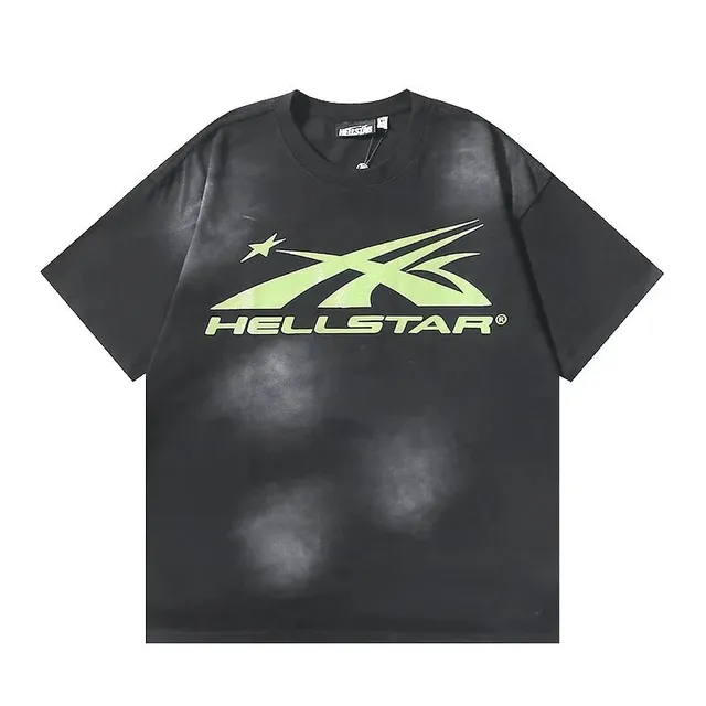 Hellstar Graphic Tee Oversized Logo Print