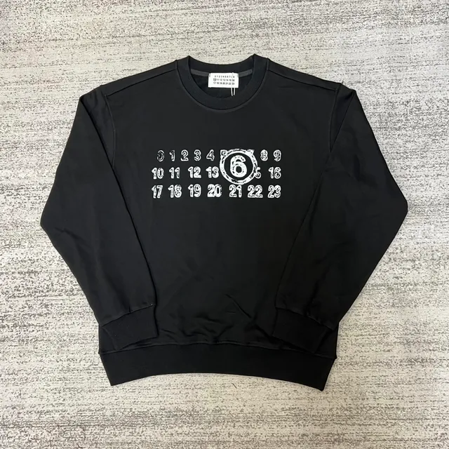 Maison Margiela Crewneck Sweatshirt Number Print