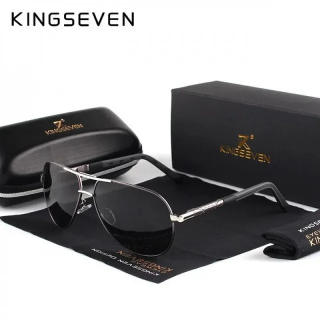 Kingseven Aviator Sunglasses Metal Frame