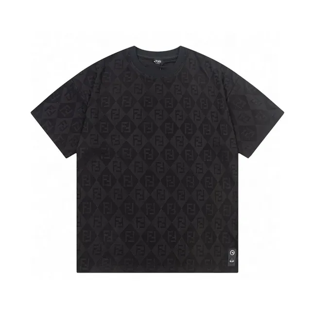Fendi Logo-Print T-Shirt Monogram All-Over