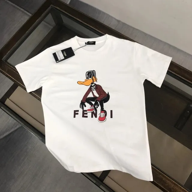 Fendi Graphic T-Shirt Daffy Duck Print