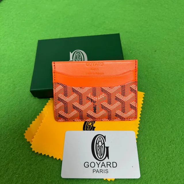 Goyard Card Holder Goyardine Canvas