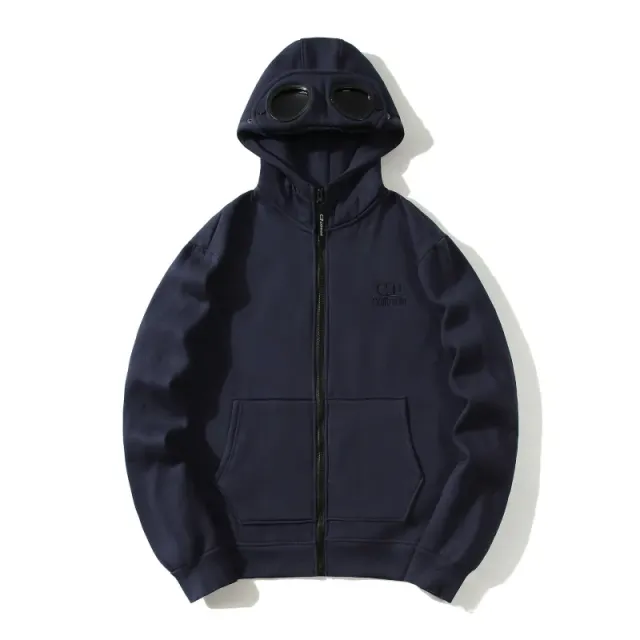 C.P. Company Goggle Hoodie Navy
