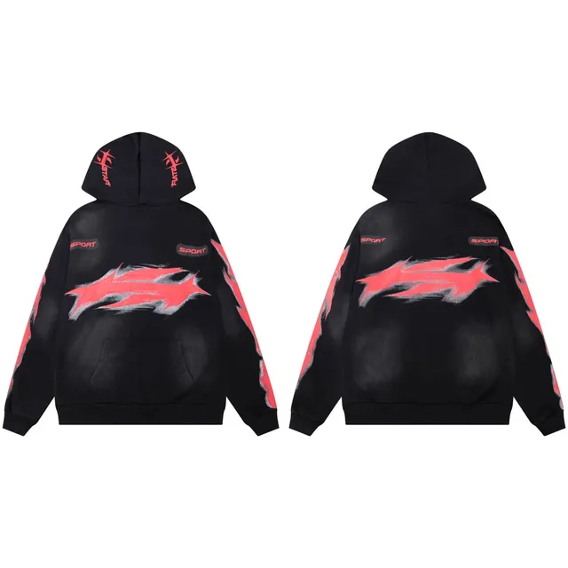Hellstar Hoodie Flame Print