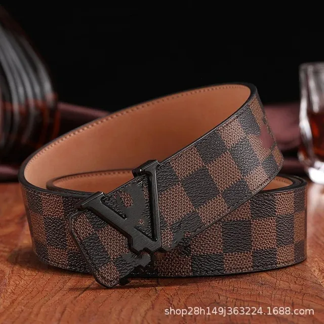 Louis Vuitton Damier Ebene Belt Monogram Check