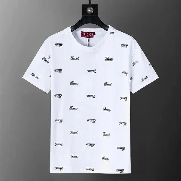Gucci Logo Print T-Shirt All-Over GG Script