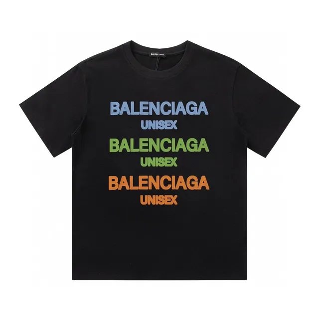 Balenciaga Logo Print T-Shirt Triple Logo