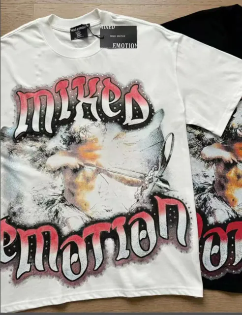 Graphic Tee Mixed Emotion Print
