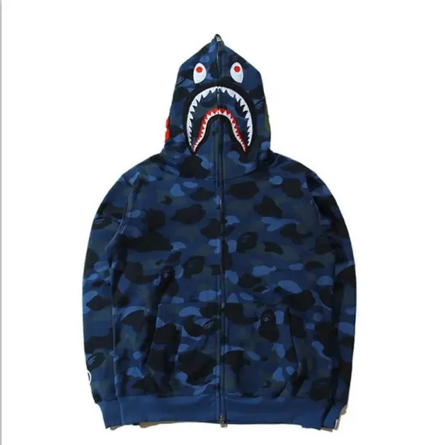 BAPE Shark Hoodie Camouflage