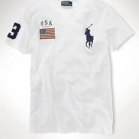 Polo Ralph Lauren Polo Tee USA Flag Patch