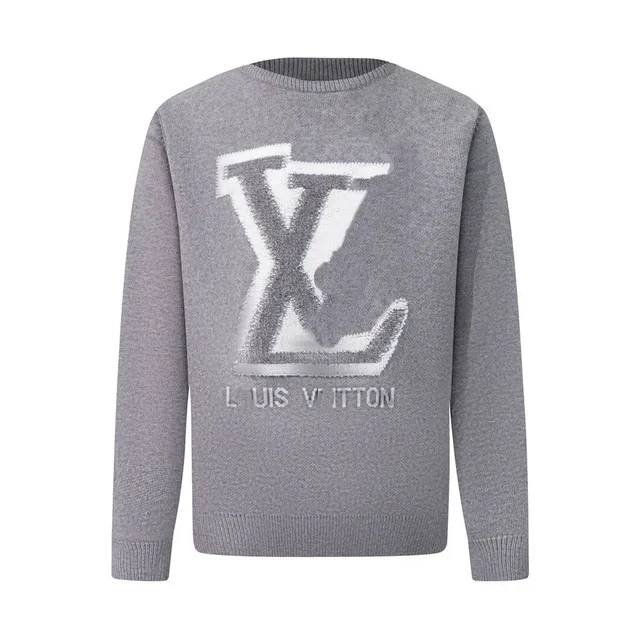 Louis Vuitton Knit Sweater LV Monogram Intarsia