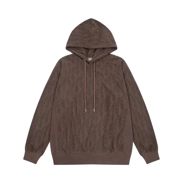 Dior Hooded Sweatshirt Oblique Logo Jacquard