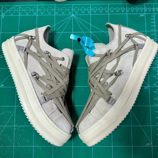 Rick Owens Drkshdw Runner Suede Lace-Up