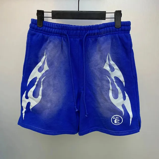 Hellstar Flame Shorts Ombre Flame Print
