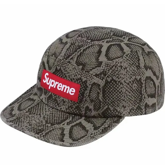 Supreme Camp Cap Snake Print