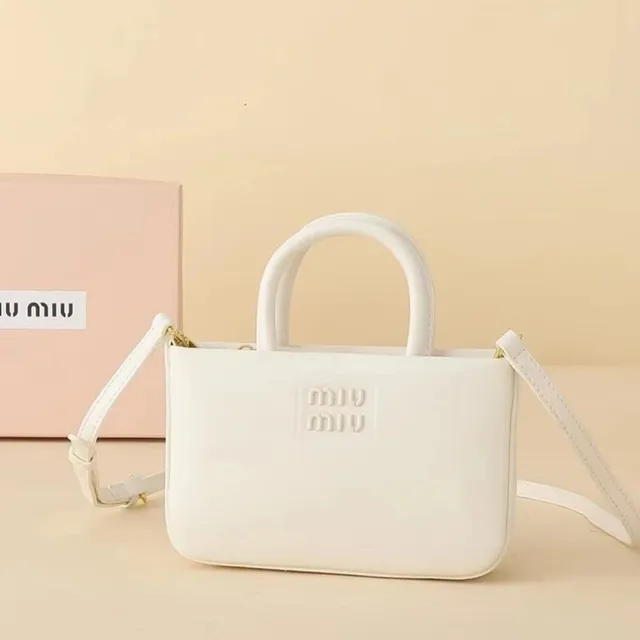 Miu Miu Mini Top-Handle Bag Matte Leather