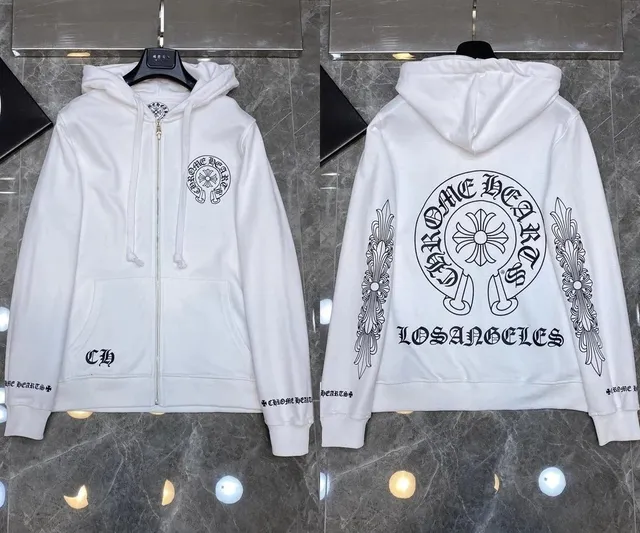 Chrome Hearts Zip-Up Hoodie