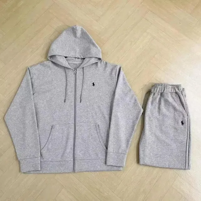 Polo Ralph Lauren Hoodie and Joggers Set Heather Grey