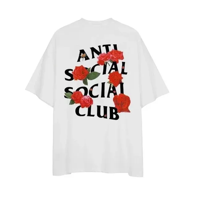Anti Social Social Club Graphic Tee Roses Print