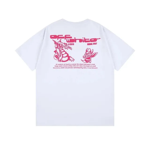 Off-White Graphic Tee Dragon Print