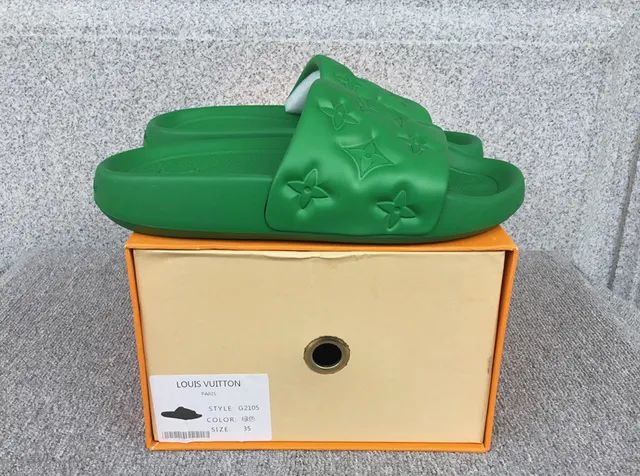 Louis Vuitton Slide Sandal Monogram Embossed