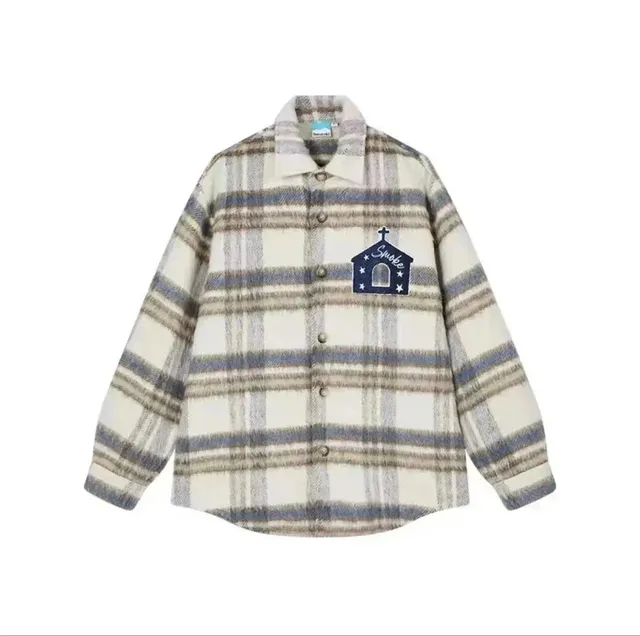 Corteiz Plaid Shirt Church Patch
