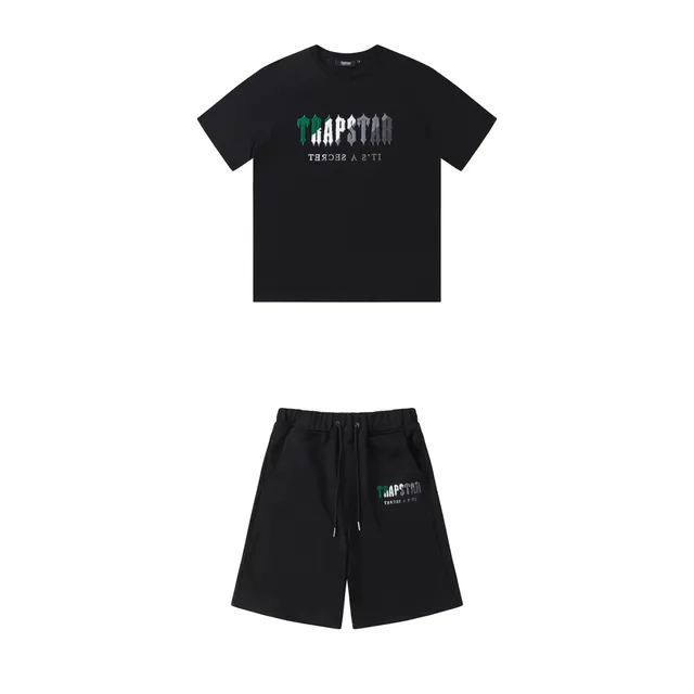 Trapstar Logo Tee and Shorts Set It's A Secret