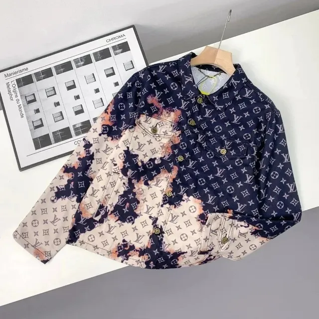Louis Vuitton Denim Jacket Monogram Tie-Dye