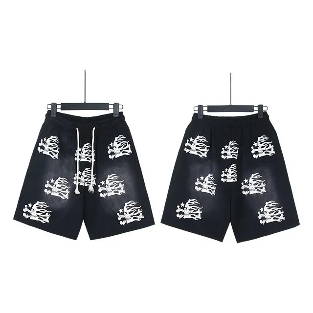 Corteiz Skeleton Print Shorts