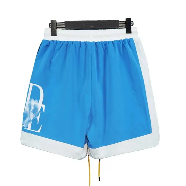 Dior Logo Shorts Blue and White