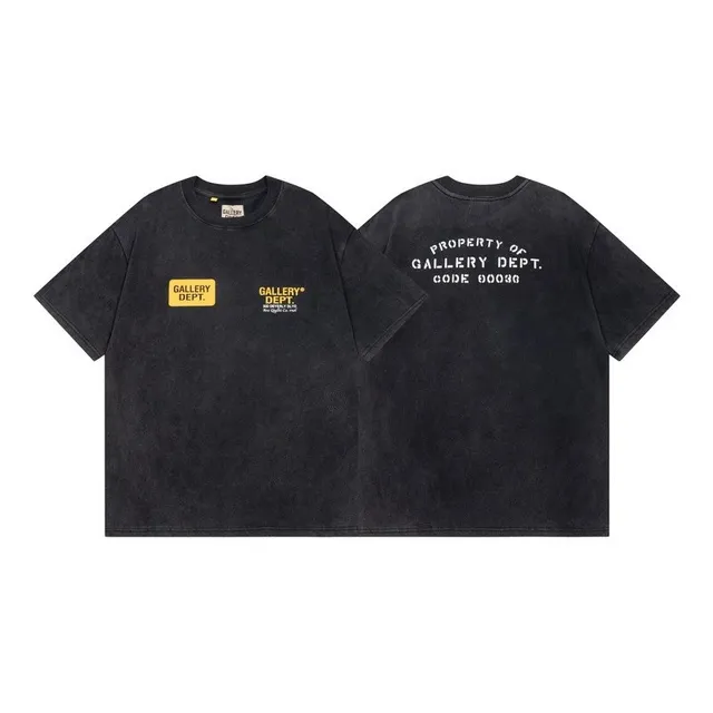 Gallery Dept. Property Tee Acid Wash Black