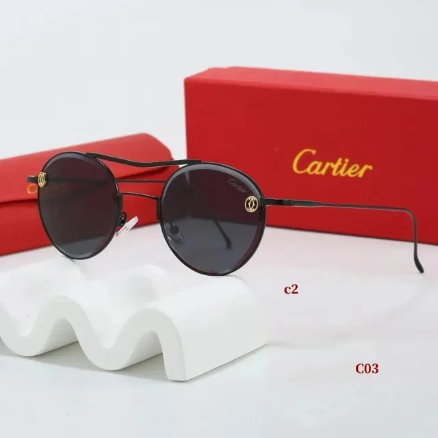 Cartier Sunglasses Round Aviator