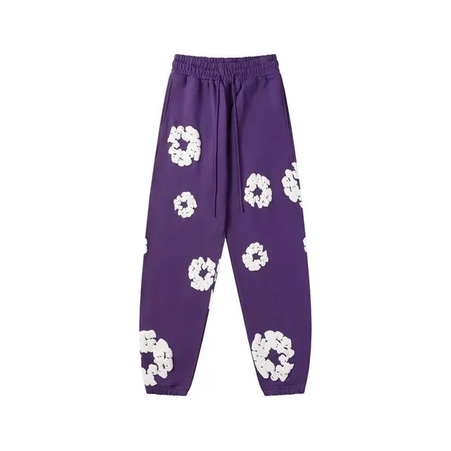 Joggers Floral Appliqué